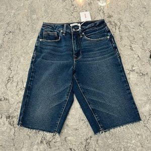 NEW Good American 90’s Bermuda Shorts